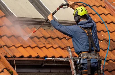 Démoussage et hydrofuge de toiture à Pouzols